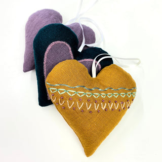 How to Sew an Embroidered Heart