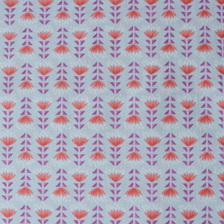 Lewis and Irene Red and Purple Desert Flower Fabric