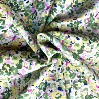 Green Splash Cotton Lawn Fabric