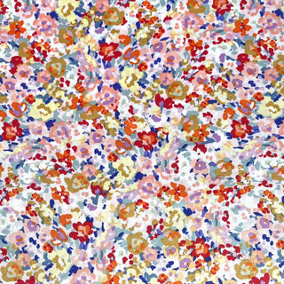 Pink Splash Cotton Lawn Fabric