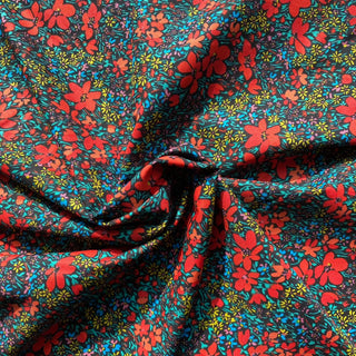 Jessica's Flowers Cotton Lawn Fabric