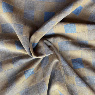 Caramel Mosaic Cotton Fabric