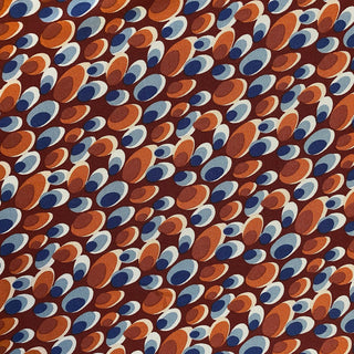 Chestnut Funk Rayon Fabric