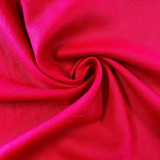Red Sustainable Lightweight 100% Linen Fabric