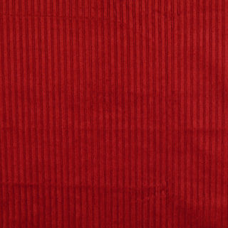 Danbury | Red Chunky Needlecord Fabric