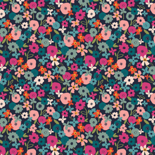 Posy Blaze Rayon Fabric