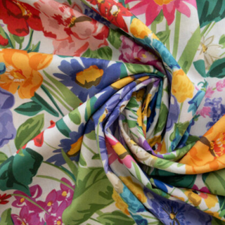 Vibrant Meadow Chantilly Lady McElroy Cotton Lawn Fabric
