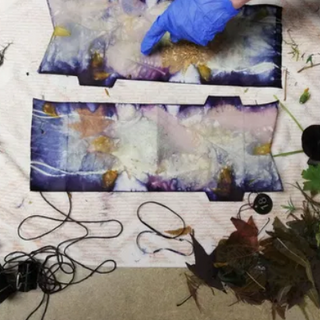 Eco Printing On Fabric