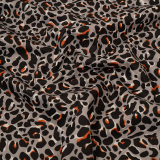Snow Leopard 100% Cotton Fabric