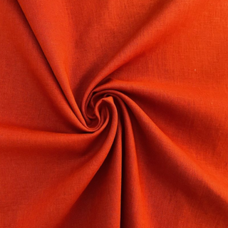 Terracotta Sustainable Lightweight 100% Linen Fabric