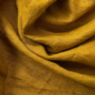 Laundered Linen Fabric - Warm Spice