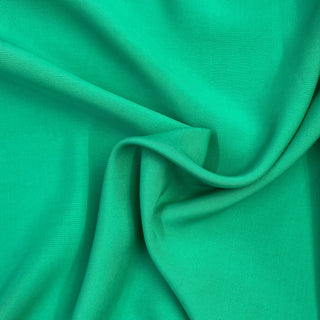 Emerald Green Viscose Twill Fabric