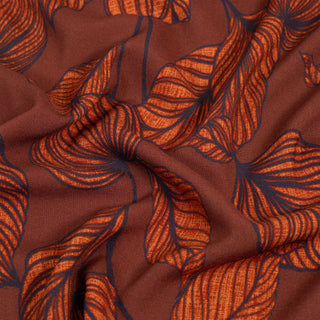 Autumn Leaves 100% Viscose Fabric