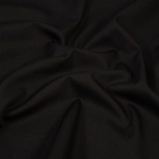 Black Cotton Poplin Fabric