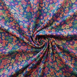 Jewel Floral Lady McElroy Viscose Rickardi Lawn Fabric