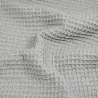 Silver Waffle Cotton Fabric